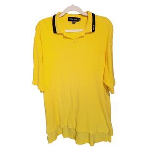 Vintage Polo Golf Ralph Lauren Shirt Adult Men's Size Large Short Sleeve‎ Yellow
